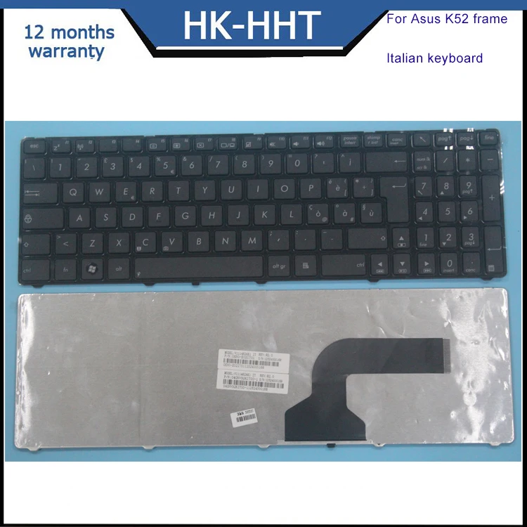 Italian IT layout keyboard for Asus K52 G60 with frame laptop keyboard
