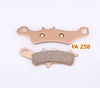 motorcycle atv utv good quality FA 258 FA258/FA258TT/FA258R sintered copper brake pads