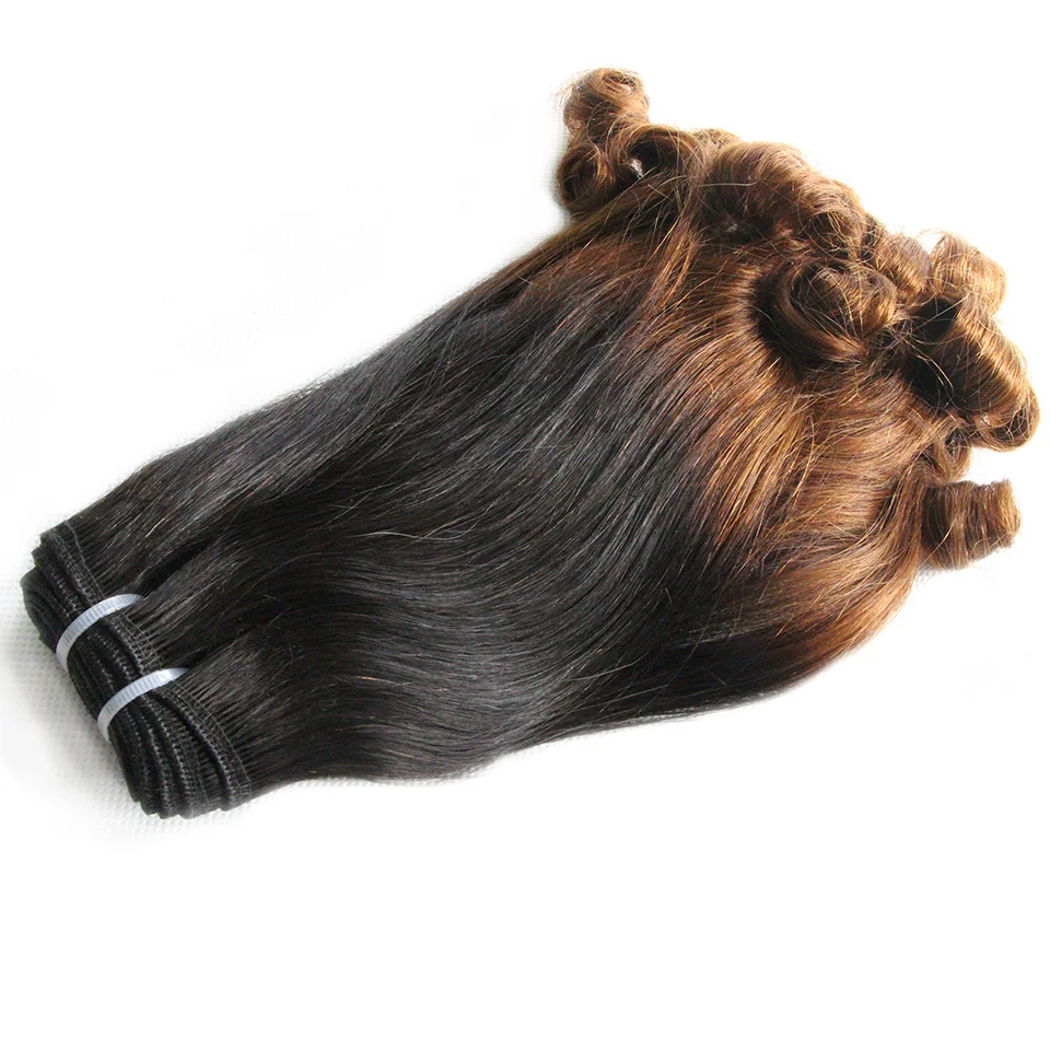 Curly human hair bundles double drawn hair 3 Bundles Funmi Curl Remy human hair extension