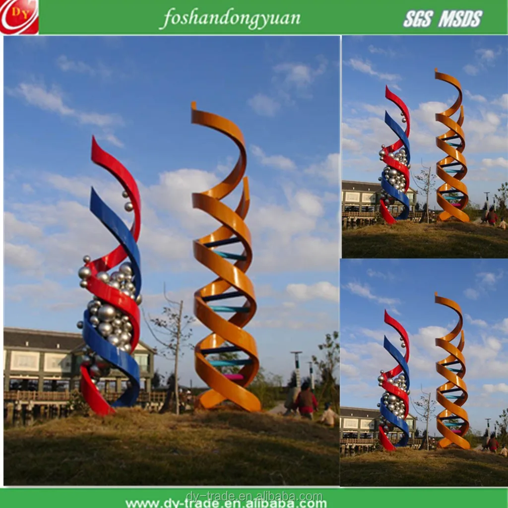 tall and large steel outdoor sculpture of all sizes and shape