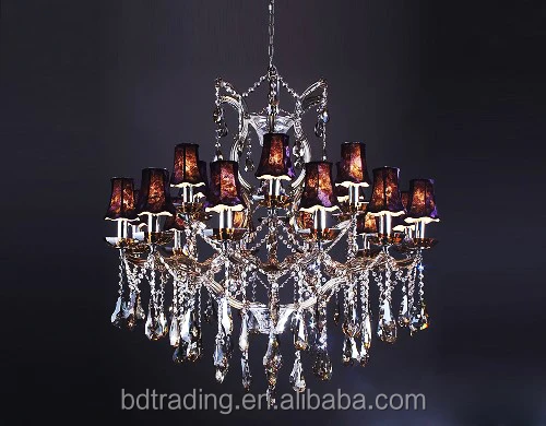 Modern Hotel Lobby Light European Retro Classic Antique Crystal Chandelier Ceiling Pendant Lamp for sale