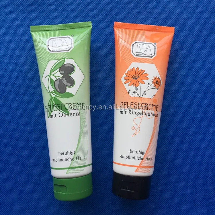 150ml plastic empty cosmetic tube for hand cream and body lotion