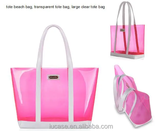 2017 Fashion Women Clear Red Jelly Tote Summer Zipper Waterproof 2017 Fashion Women Clear Red Jelly Tote Summer Zipper Waterproof Bag