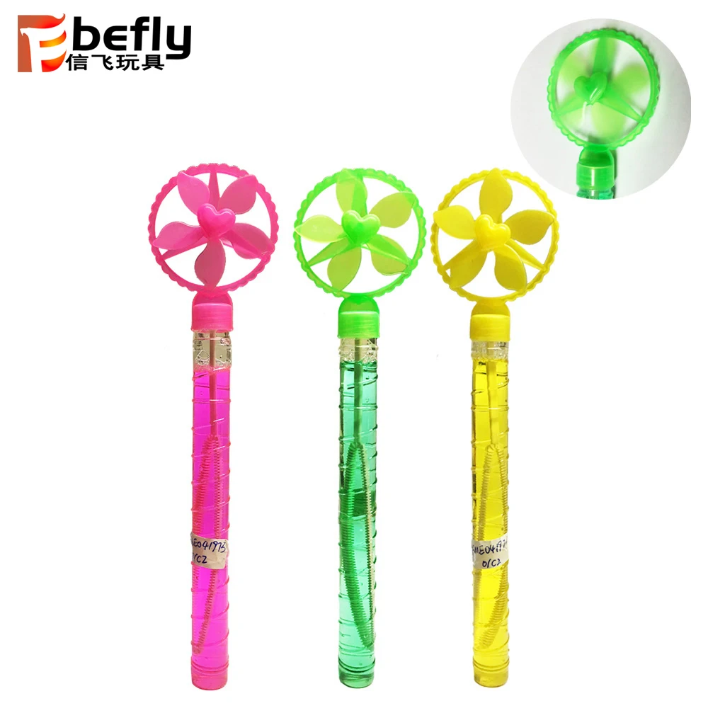 Colorful Plastic Windmill Toy Bubble Blow Stick - Buy Bubble Blow Stick
