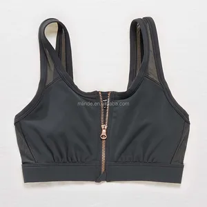 Custom Latest Fashion Ladies Blank XXXL Yoga Hot Sexy Move Zip Front Scoop Woman Wholesale Sports Bra Custom Latest Fashion Ladies Blank XXXL Yoga Hot Sexy Move Zip Front Scoop Woman Wholesale Sports Bra