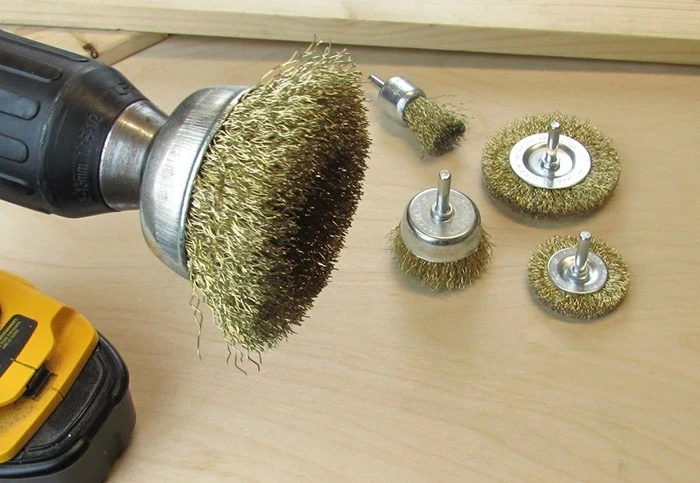 Customized abrasives mounted steel wire cup wheels brushes for cleaning