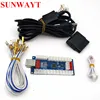4 IN 1 Arcade led controller for PS3/PS2/PC/Xbox 360 for windows USB Arcade Joystick USB Encoder board To PC Arcade joystick
