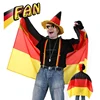 100% polyester sport game fan cheer custom logo 3x5ft country body flag