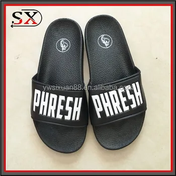Custom Logo Ladies Sandals And Slippers Plain Slide Sandal - Buy Plain ...