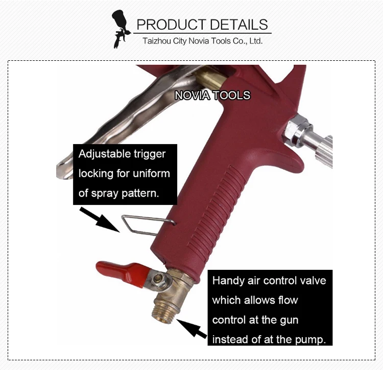 Alum Cup Air Hopper Spray Gun 1 45 Gallon Ceiling Wall Texture 1 45 Gallon Ceiling Wall Texture