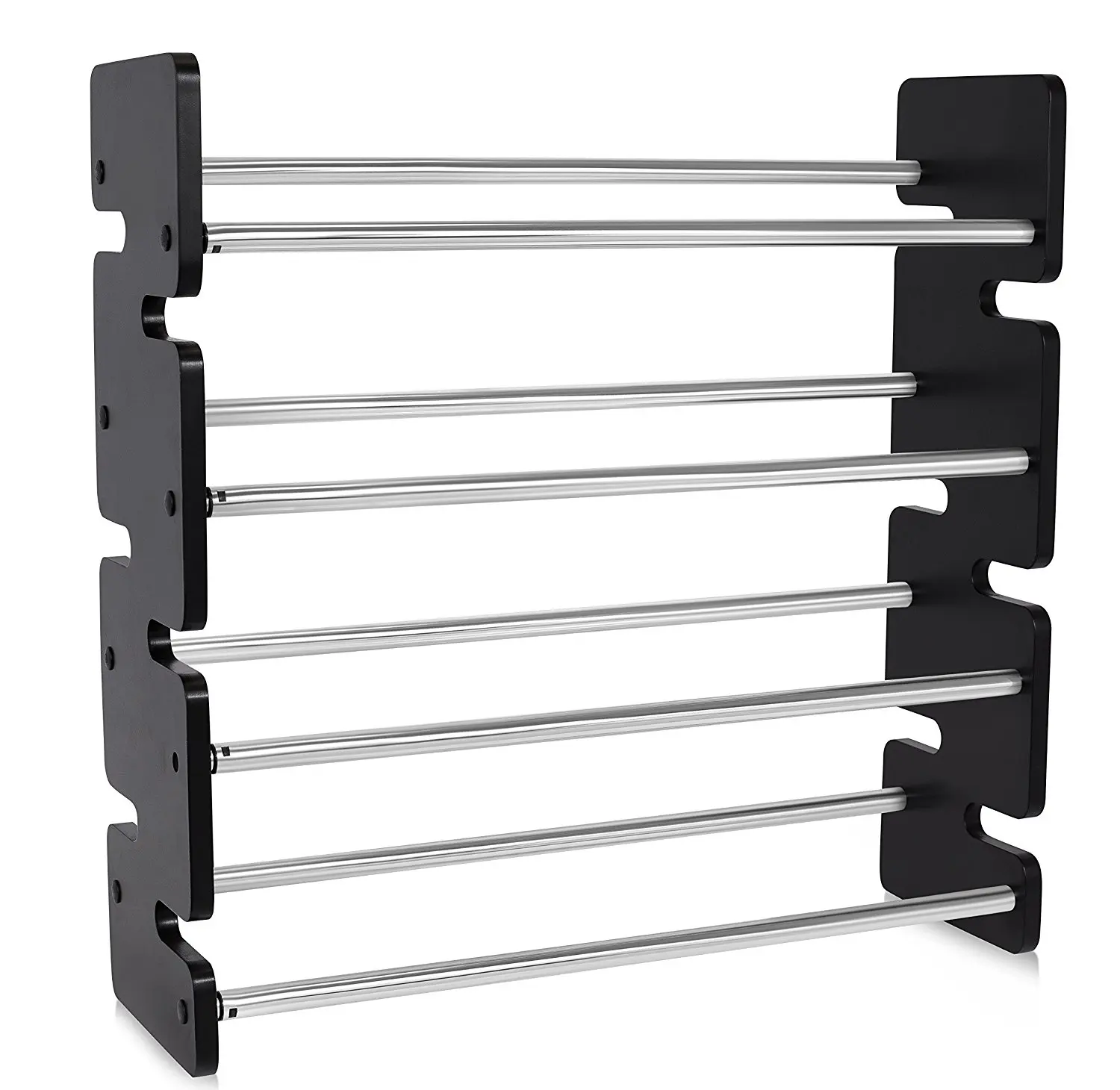 Buy Birdrock Home Expandable 4 Tier Free Standing Shoe Rack Stainless Steel Wood Closets And Entryway Organizer Fits 24 Pairs Of Shoes In Cheap Price On Alibaba Com