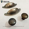 Vintage Furniture Drawer Handle Classic Shell Antique Silver Metal Handle High Quality handle FH-01