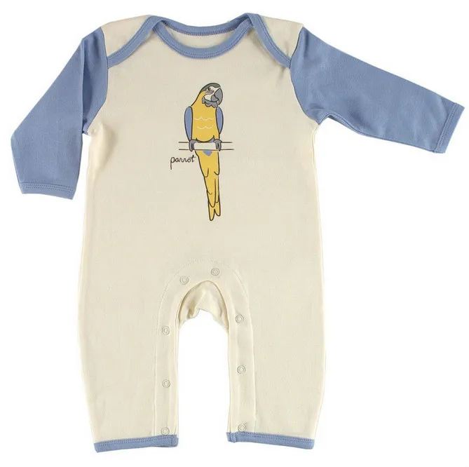 Printed Autumn Wear Long Sleeve Custom Infant Organic Cotton 1 Year Old