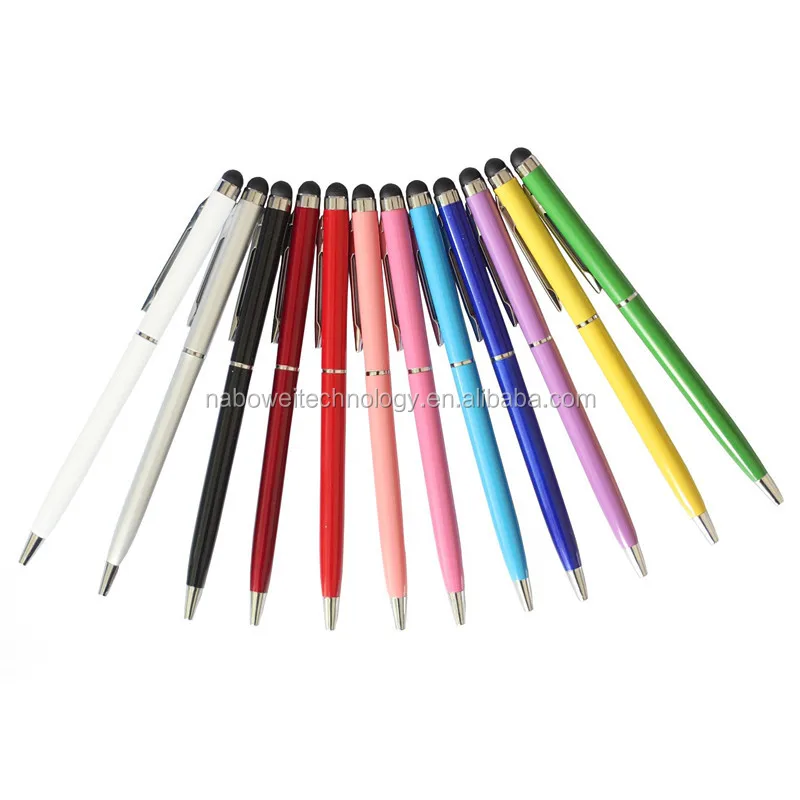 2018 Hot Sale Metal touch screen Ball Pen 2in1 stylus touch pen Capacitive Stylus Pen For ipad Phone/ iPhone Samsung/ Tablet