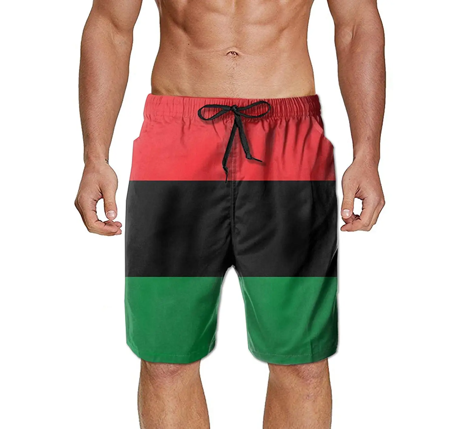 gay flag shorts