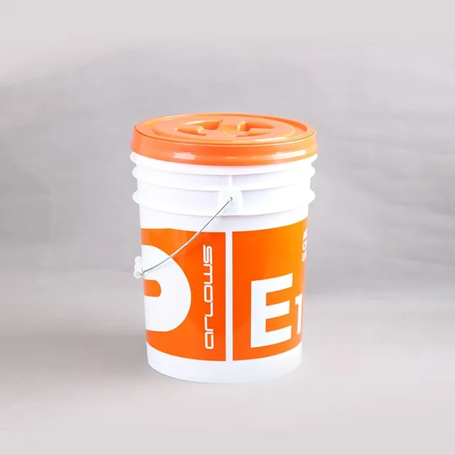 White Car Wash Plastic Pails 20l With Sand Filter And Gamma Seal Lid