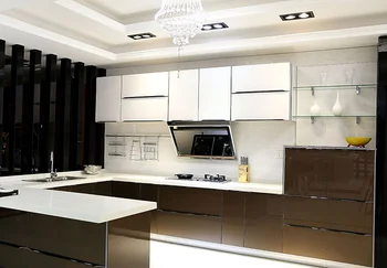 Wholesale White High Gloss China New Model Kitchen Cabinet With