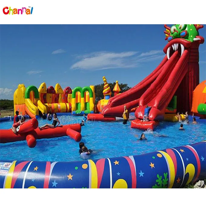 biggest inflatable water park