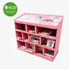 Hot Sale Pink Color Corrugated Paper Pallet Display Rack For Kid's Books Sale From China