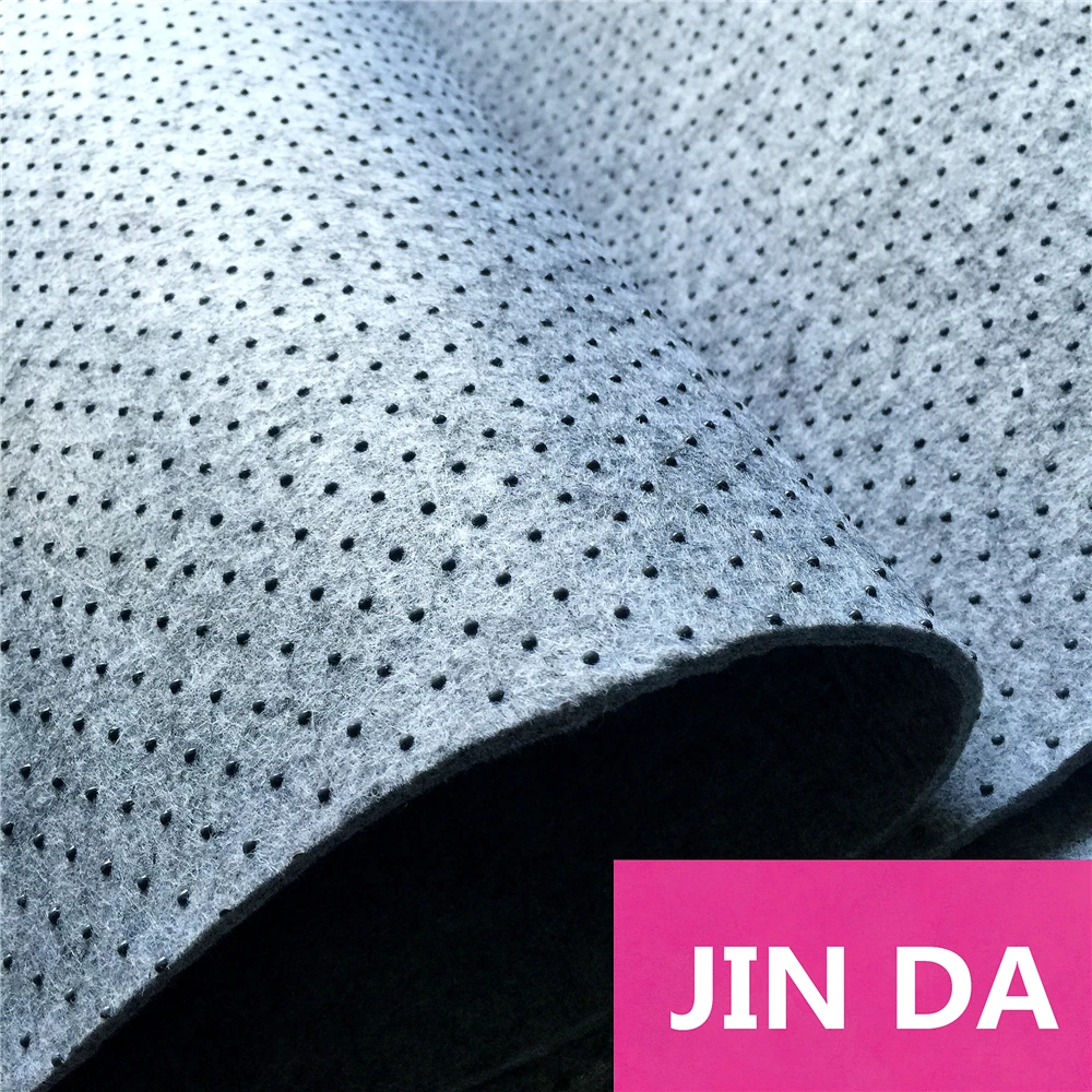 Needle Punched Nonwoven Antislip Fabric Carpet Underlay With Pvc Dots/ Dotted Anti Slip Fabric