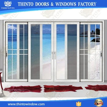 Hot Sale Style Double Glazed Aluminium Sliding Glass Cabinet Doors