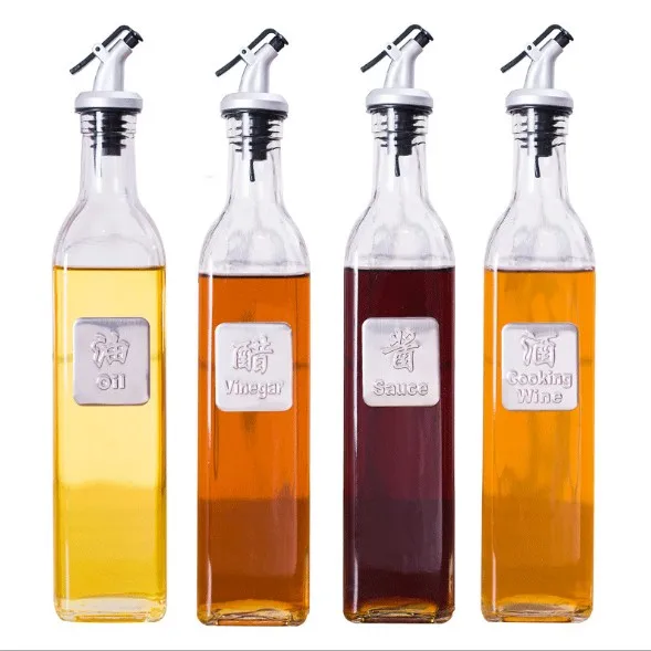 Kitchen Oil Sauce Condiment Glass Bottle Buy Glass Bottle,Oil Sauce