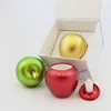 cute apple smell car perfume air freshener cars accessory promotion solid fragrance aluminum gift present souvenir