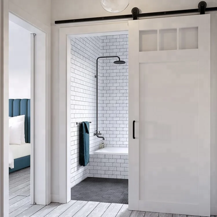 Puertas Corredizas De Madera Estilo Artesano Para Ducha - Buy Puerta De