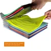 10 Layer Fast Clothes Fold Board Clothing Organization System Shirt Folder Travel Closet Drawer Stack Household Closet Organizer
