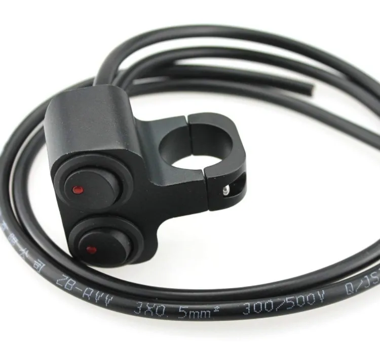 Motorcycle Switch 12v 10a Motorcycle Cnc Alloy Onoff Rocker Switches