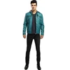 Get Free Samples High Quality pu windproof man leather jacket