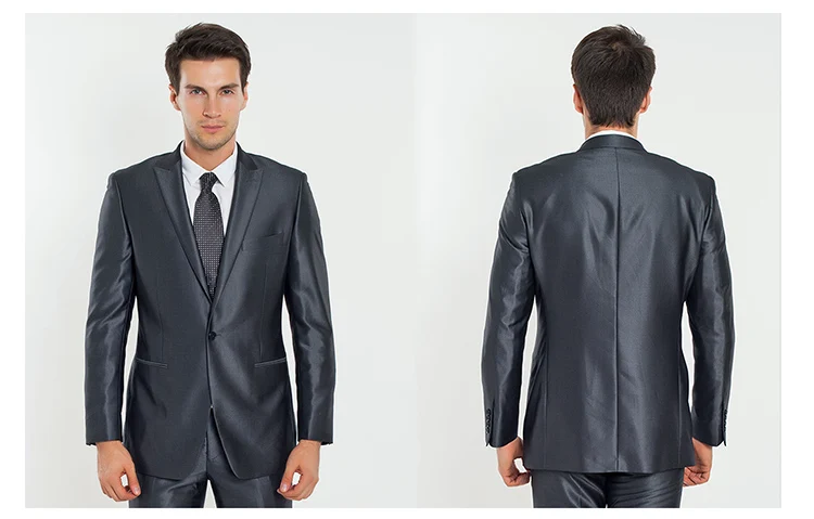 Manufacture Dark Gray Loose Fit Formal Business Suit For ...
