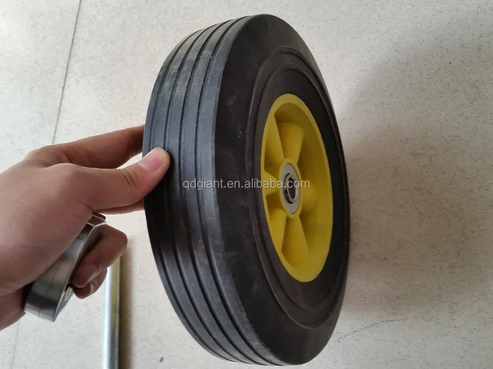 8"x2.5" high quality good price plastic rim rubber powder wheel