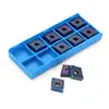 10pcs HRC45 Blue-nano CNMG120408-MA US735 Carbide Insert for MCLNR/L Turning Tool Holder