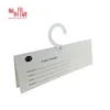 Eco friendly custom recycled fabric display hangers sample for retailers
