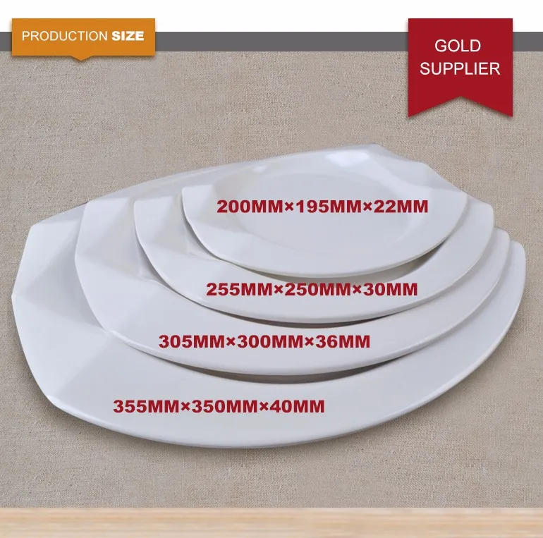 High Demand Products White Unbreakable Dinner Plates With Delicate