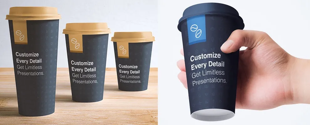 6oz Paper Cup Fan Pe Coated With Custom Printed - Buy 6oz Paper Cup Fan ...