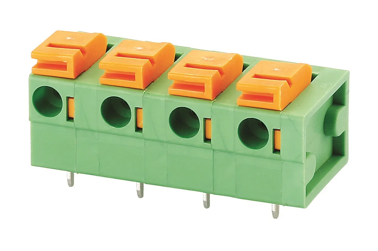 Horiz Spring 2.54mm Spring Terminal Block Buy Horiz Spring 2.54mm