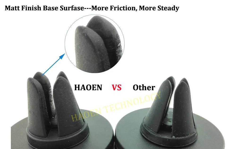 Universal Air Vent Magnetic Car Mount Holder Black (1).jpg