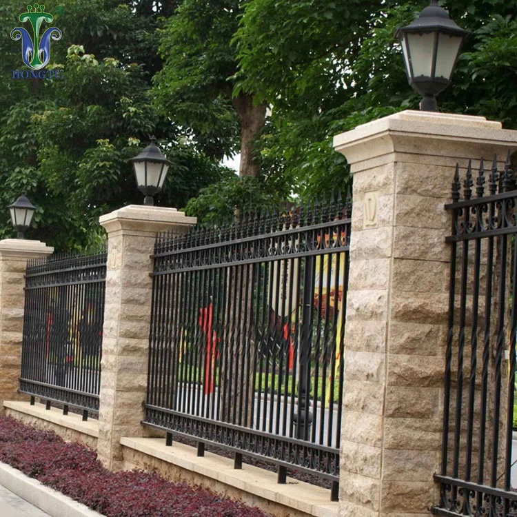 Easy Assemble Removable Horizontal Wrought Iron Fence Accessories - Buy