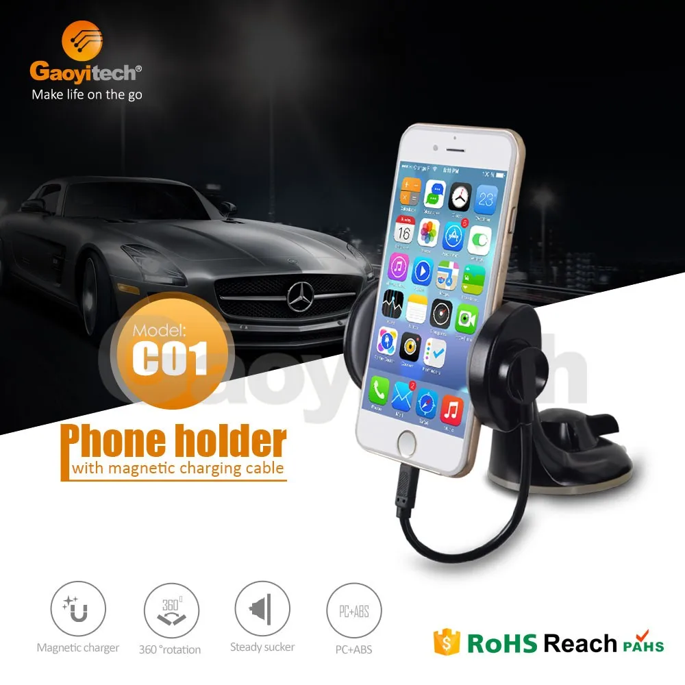 New Ariival Handfree car window holder car charger