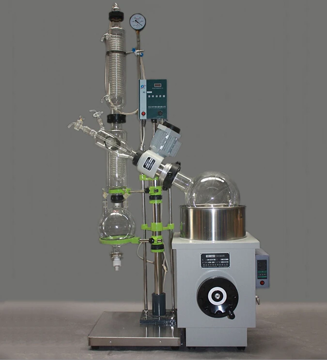 china hot sell condenser 10l glass rotary evaporator