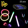 22 Pcs Glow Sticks Party Pack Light Toys