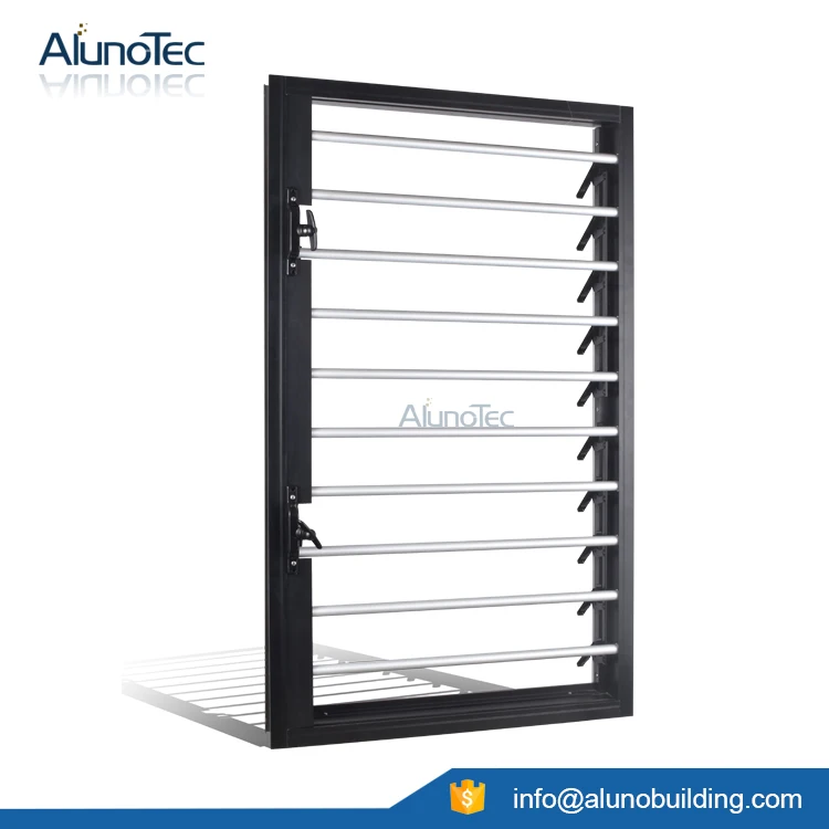 Customized Louvered Window Shutters Fly Screens For Louvre Windows