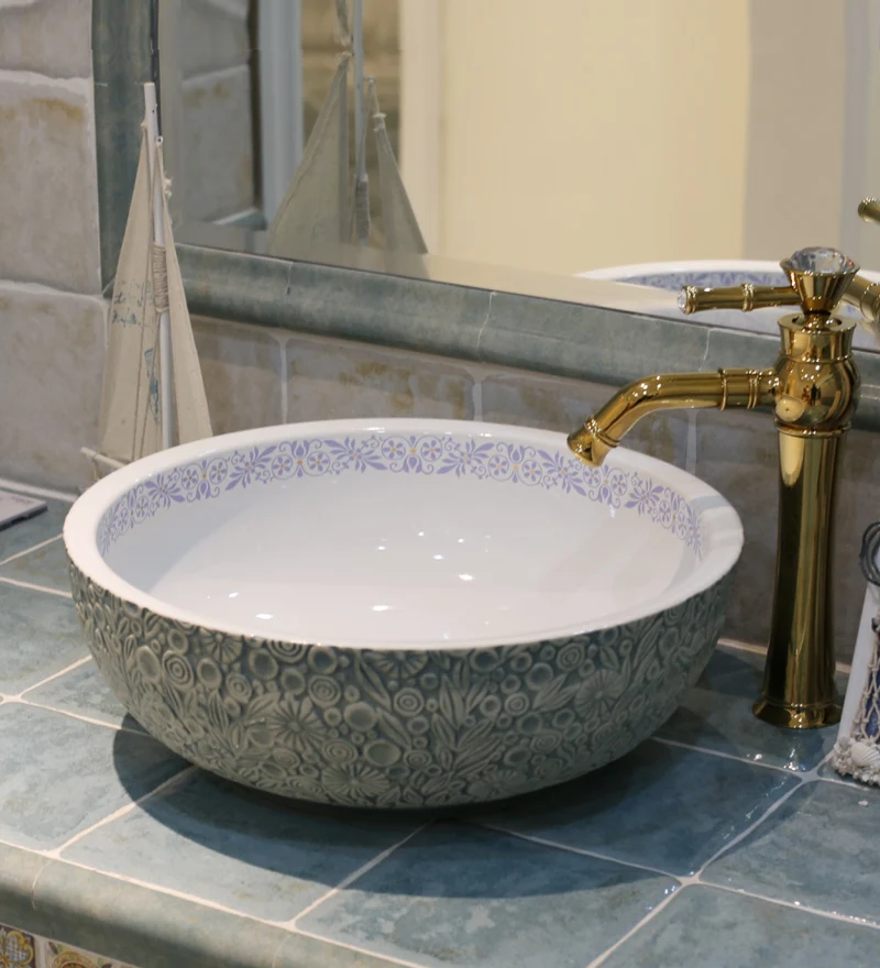 Bathroom Vanities Bowl Sink Model Orange Creative Bathroom Vanities Pedestal Gl Bowl Vessel Sink Combo W Faucet Set