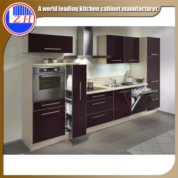 Iso9001 Factory Fast Delivery Pvc Uv Acrylic Kitchen Whole Set