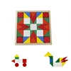 Wholesale Education Intelligent Diy Triangle And Rhombus Blocks Wooden Tangram Puzzle For Kids