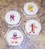 Acrylic Coaster 2 inch dia insert work perspex base cartoon printing insert for kids on table