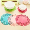 Table heat resistant silicone hot food table mat cup coaster