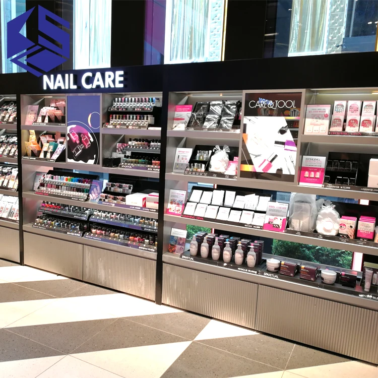 High End Wooden Display Stand For Cosmetic Shop Makeup Display Rack Buy Cosmetic Shop Makeup